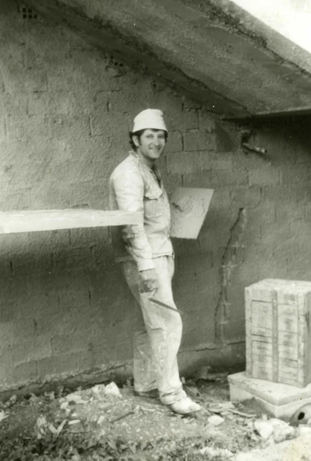Severino Fregolent al lavoro